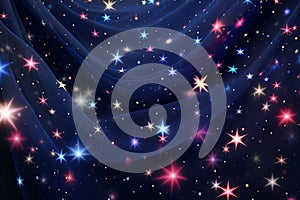 Whimsical starthemed pattern with celestial