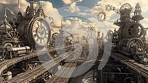 Whimsical TimeTraveling Trains