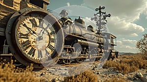 Whimsical TimeTraveling Trains