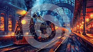 Whimsical TimeTraveling Trains