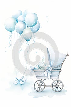 Whimsical Wonders: A Stunning Collection of Baby Carriage Balloo