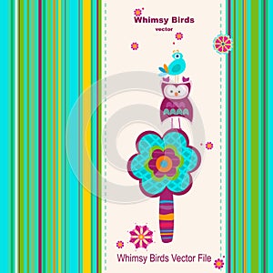 Whimsy birds