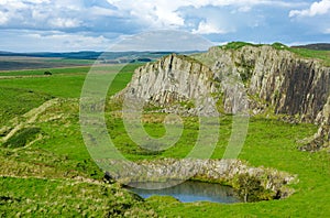 Whin Sill in Northumberland