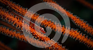 Macro creatures on the reef in the Maldives