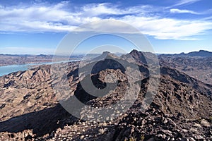 Whipple Mountain Ridge Overlooking Lake Havasu