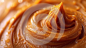 Whirl of Caramel - Confectionery Delight Close-Up