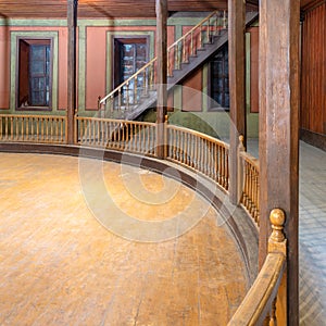 Whirling Dervishes Ceremony hall at the Mevlevi Tekke, Cairo, Egypt photo