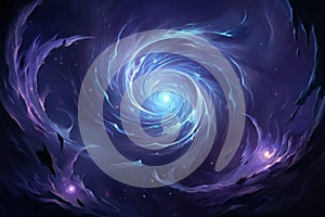 Whirling vortex elementals, conjuring powerful storms with their elemental prowess - Generative AI