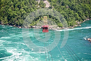 The Whirlpool Aero Cable Car Near Niagara Falls