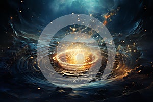 Whirlpool of Stardust: A Mesmerizing Cosmic Wonder