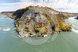 Whirlpool State Park at bend in river