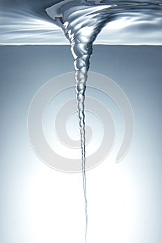 Whirlpool under water