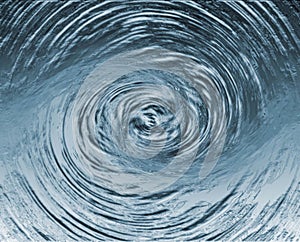 Whirlpool of water photo