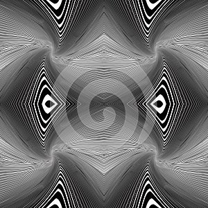 Whirly lines vector background.