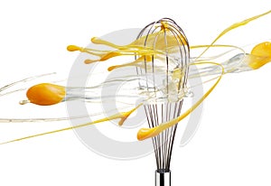 Whisk beating eggs