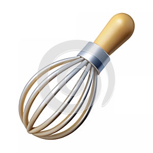 A whisk icon with silver wires