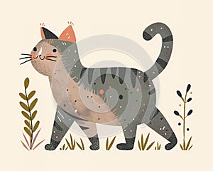 Whiskers and Wonders: A Playful Portrait of a Princess Kitten in