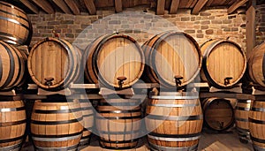 Whiskey barrel storage wine cellar prohibition