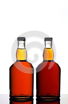 Whiskey bottles