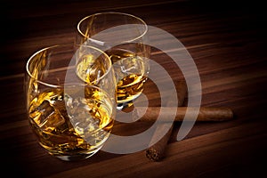 Whiskey with Cigars photo