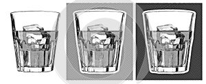 Whiskey glass engrave