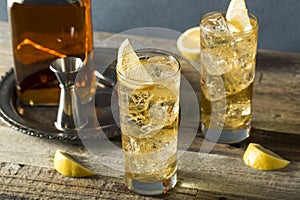 Whiskey Highball with Ginger Ale