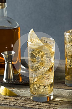 Whiskey Highball with Ginger Ale