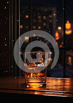 Whiskey and Winter Wonders: A Spectral Night of Melting Cubes an photo