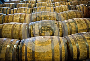 Whisky barrels