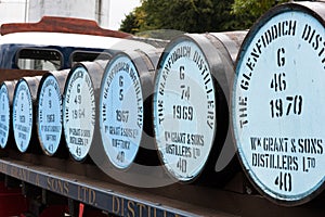 Whisky Barrels at Glenfiddich