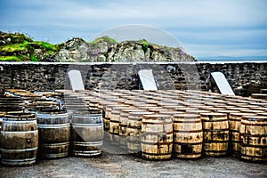 Whisky Barrels by the Sea