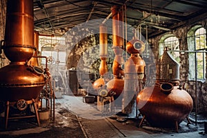 whisky distillation equipment and copper stills