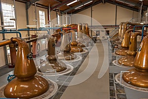 Whisky Distillery in Glenfiddich Scotland