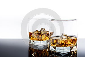 Whisky with ice