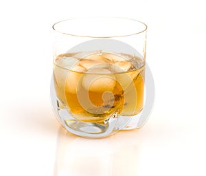 Whisky with ice.