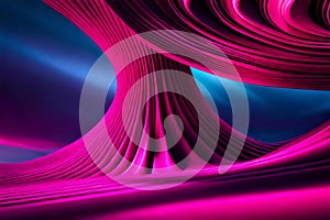 Whispering winds: Unveiling the Secrets of Magenta-Pink Satin Texture\'s Unpredictable and Chaotic Folds with Generative AI