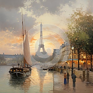 Whispers of Belle Époque: AI-Crafted Parisian Dream in 1880
