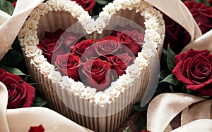 Whispers of Love A Captivating Symphony in Red Roses for Valentine\'s Day