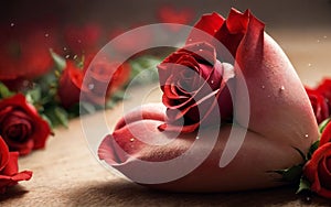 Whispers of Love A Captivating Symphony in Red Roses for Valentine\'s Day