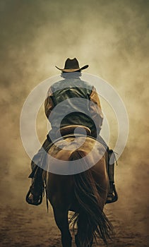 Whispers of the Worn Saddle: A Lone Rider Ventures into the Hushed Horizons of the Historical West