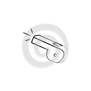 whistle, help icon. Element of anti aging icon for mobile concept and web apps. Doodle style whistle, help icon can be used for we