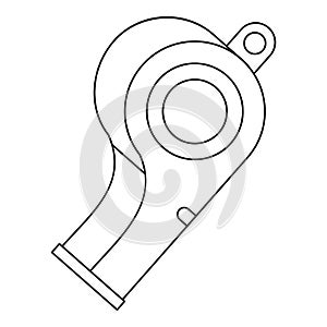 Whistle icon, outline style