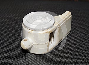 Whistle isolated on black background