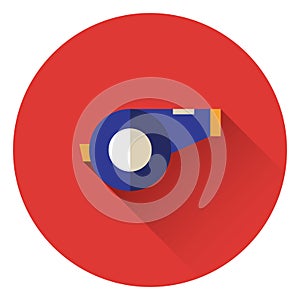 Whistle. Vector illustration decorative background design