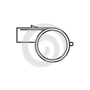 whistle. Vector illustration decorative background design