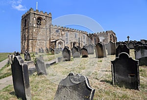 Whitby Abbey cemetery