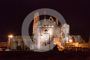 Whitby Abbey at dusk