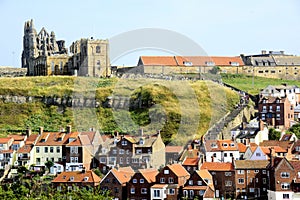 Whitby Abbey and Town in North Yorkshire