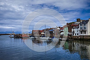 Whitby coast, North Yorkshire, Great Britain