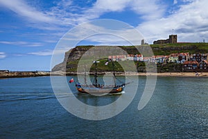 Whitby coast, North Yorkshire, Great Britain